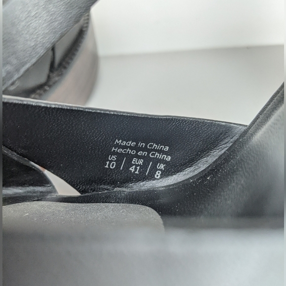 ALDO BLACK PLATFORM HEELS - Picture 7 of 8